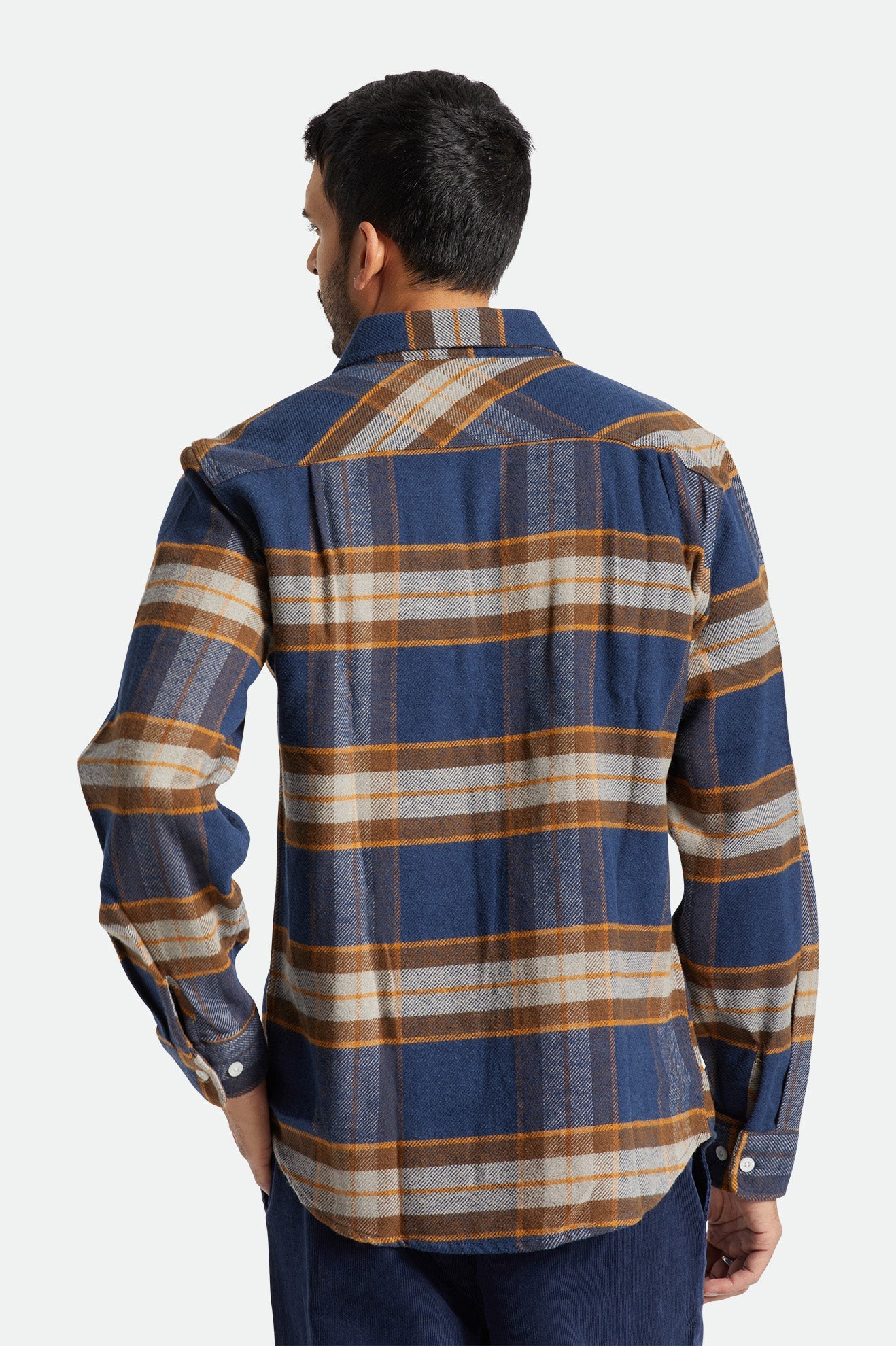 Brixton - Bowery LS Flannel Shirt - Joe Blue