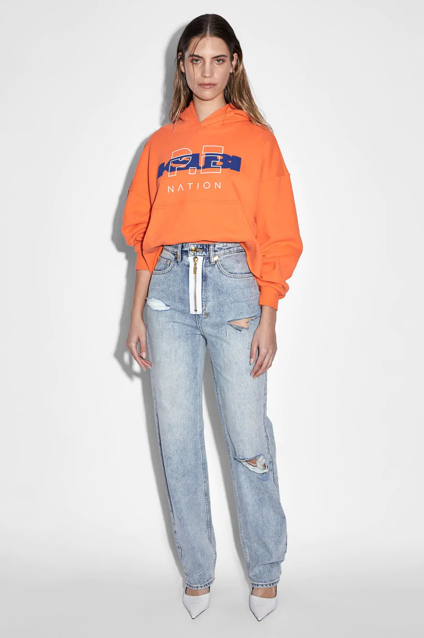 Ksubi - Ksubi X P.E Nation Hoodie - Shocking Orange