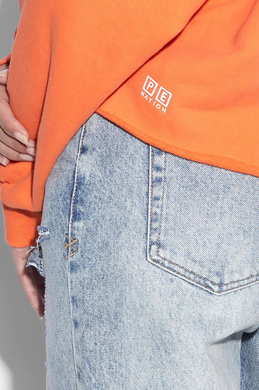 Ksubi - Ksubi X P.E Nation Hoodie - Shocking Orange