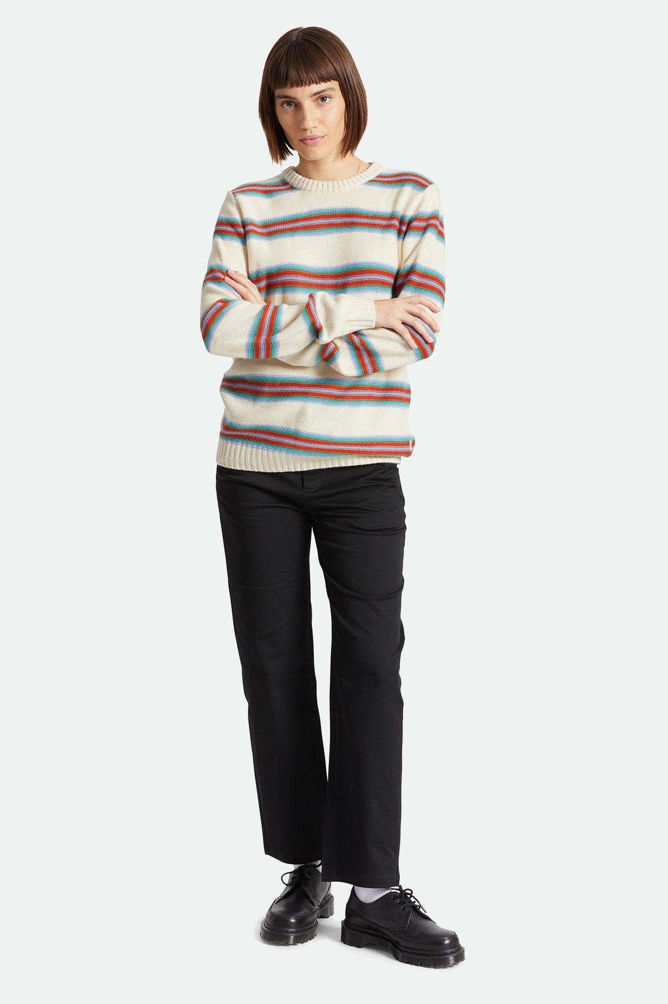 Brixton - Hilt Boyfriend Sweater - Dove