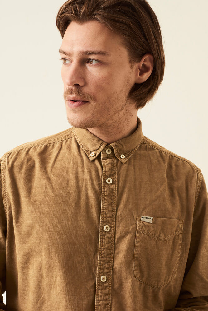 Garcia - Babycord LS Shirt - Hessian