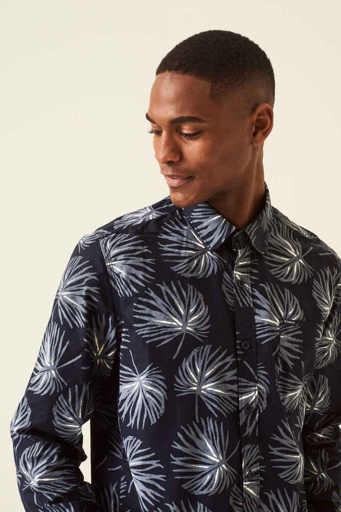 Garcia - Eider LS Shirt - Dark Moon