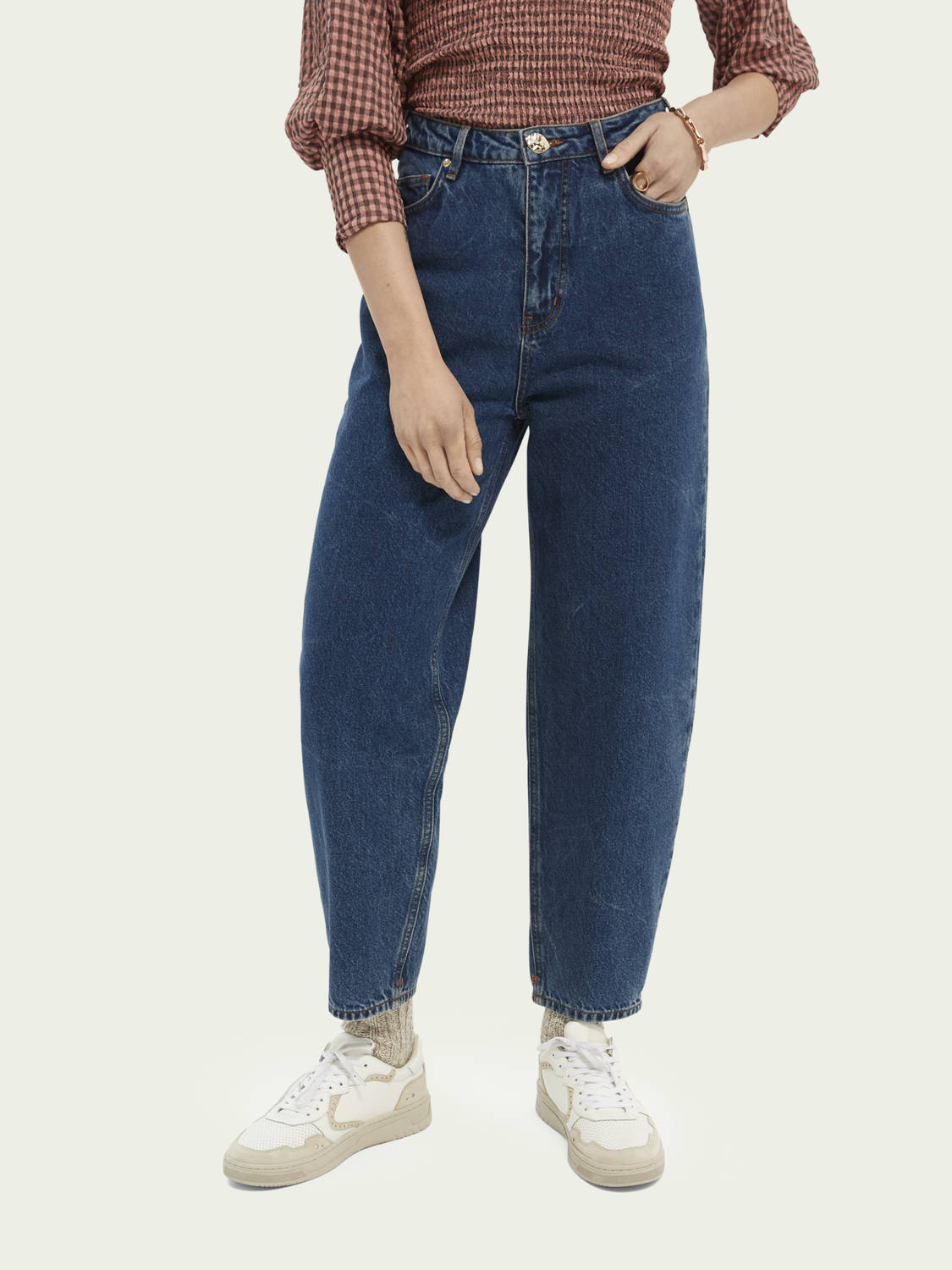 Maison Scotch - High Rise Balloon Leg Jean - Magic Dust