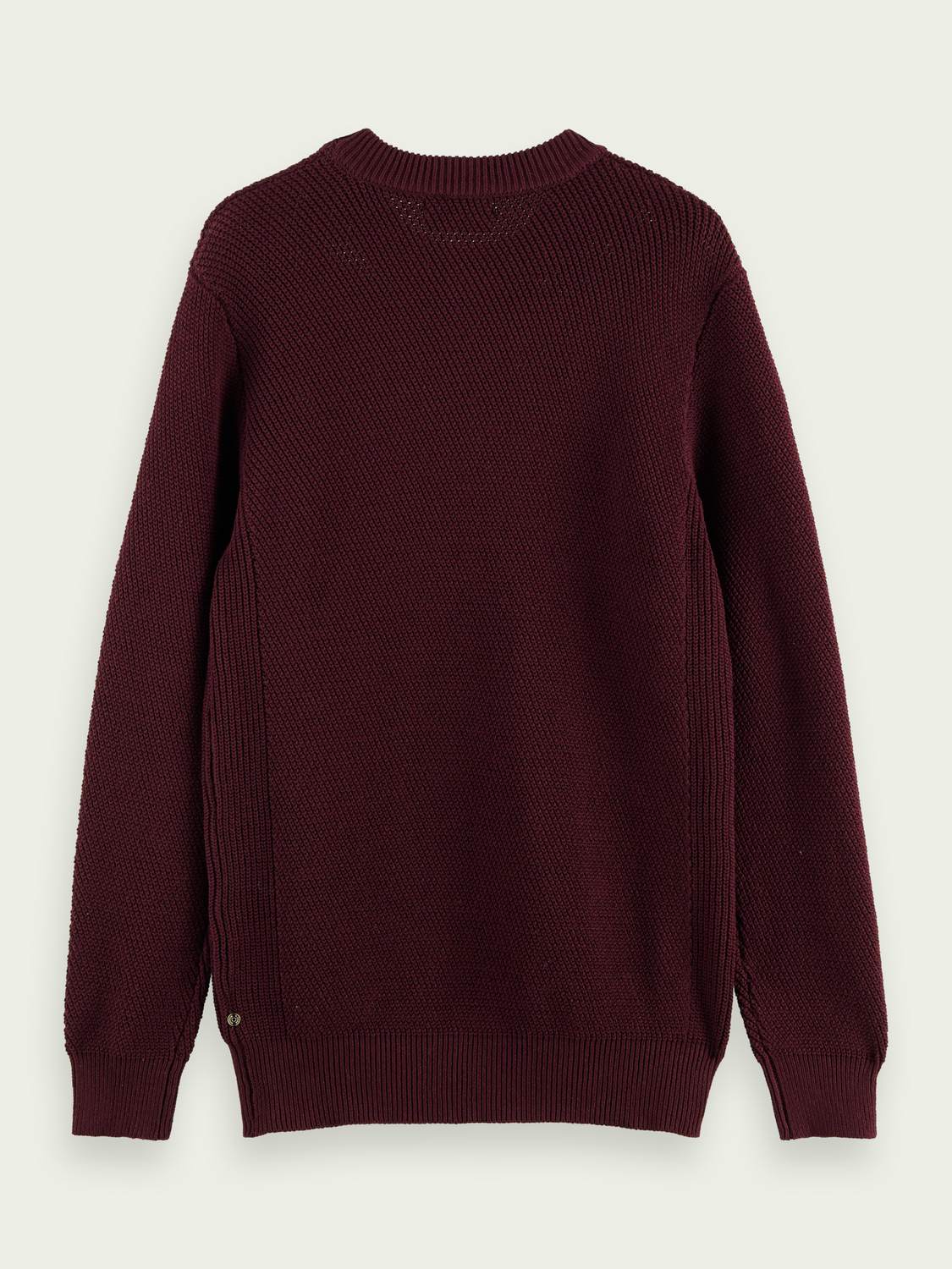 Scotch & Soda - Knitted Pullover - Bordeaux Border
