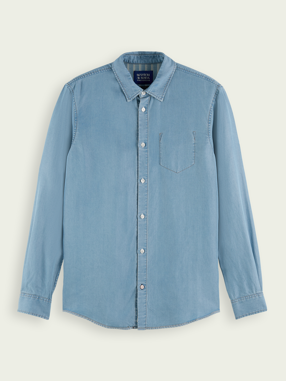 Scotch & Soda - Fresh 50's Shade Shirt - Fifties Blue