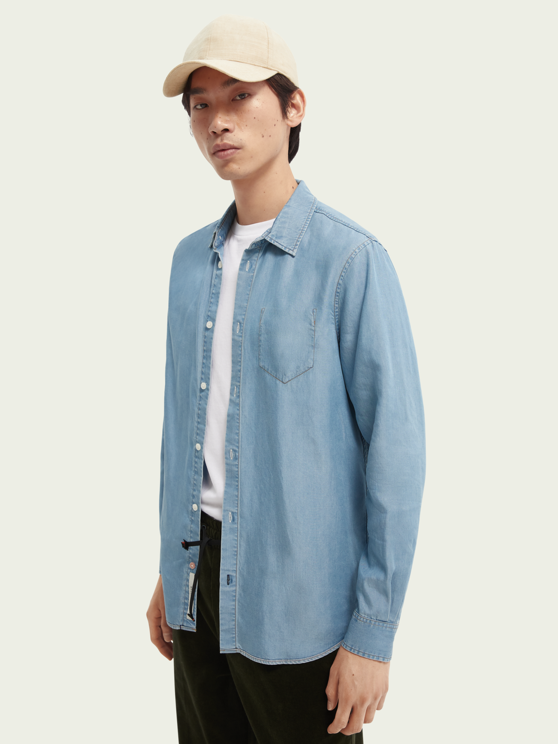 Scotch & Soda - Fresh 50's Shade Shirt - Fifties Blue