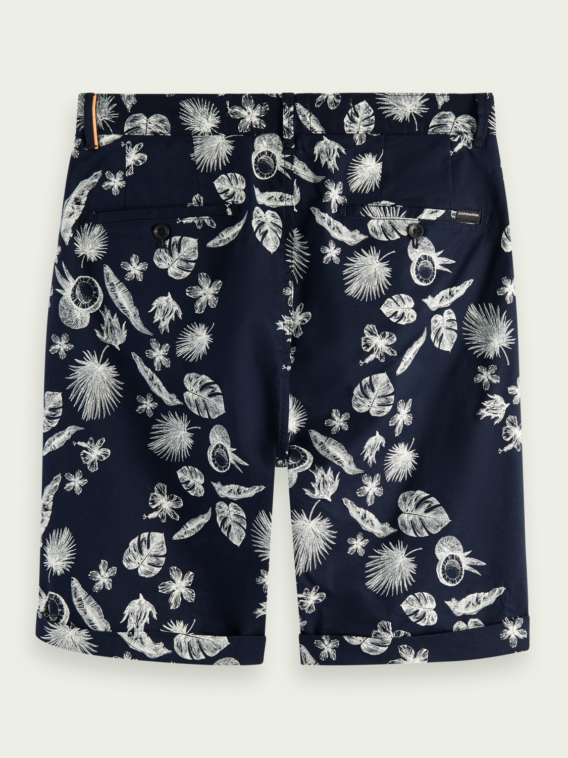 Scotch & Soda - Stuart Printed Pima Cotton Short - Night Botanic