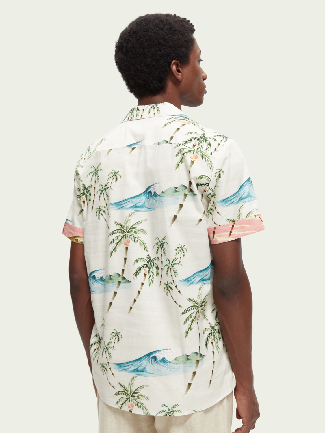 Scotch & Soda - Printed Hawaiian SS Shirt - Multi