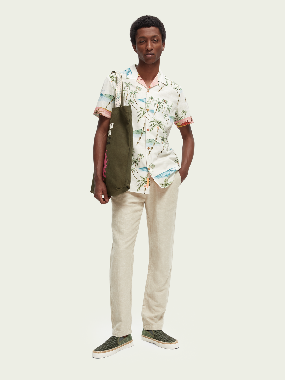 Scotch & Soda - Printed Hawaiian SS Shirt - Multi