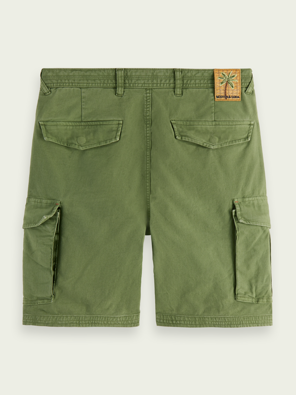 Scotch & Soda - Fave Garment Dyed Cargo Short - Army