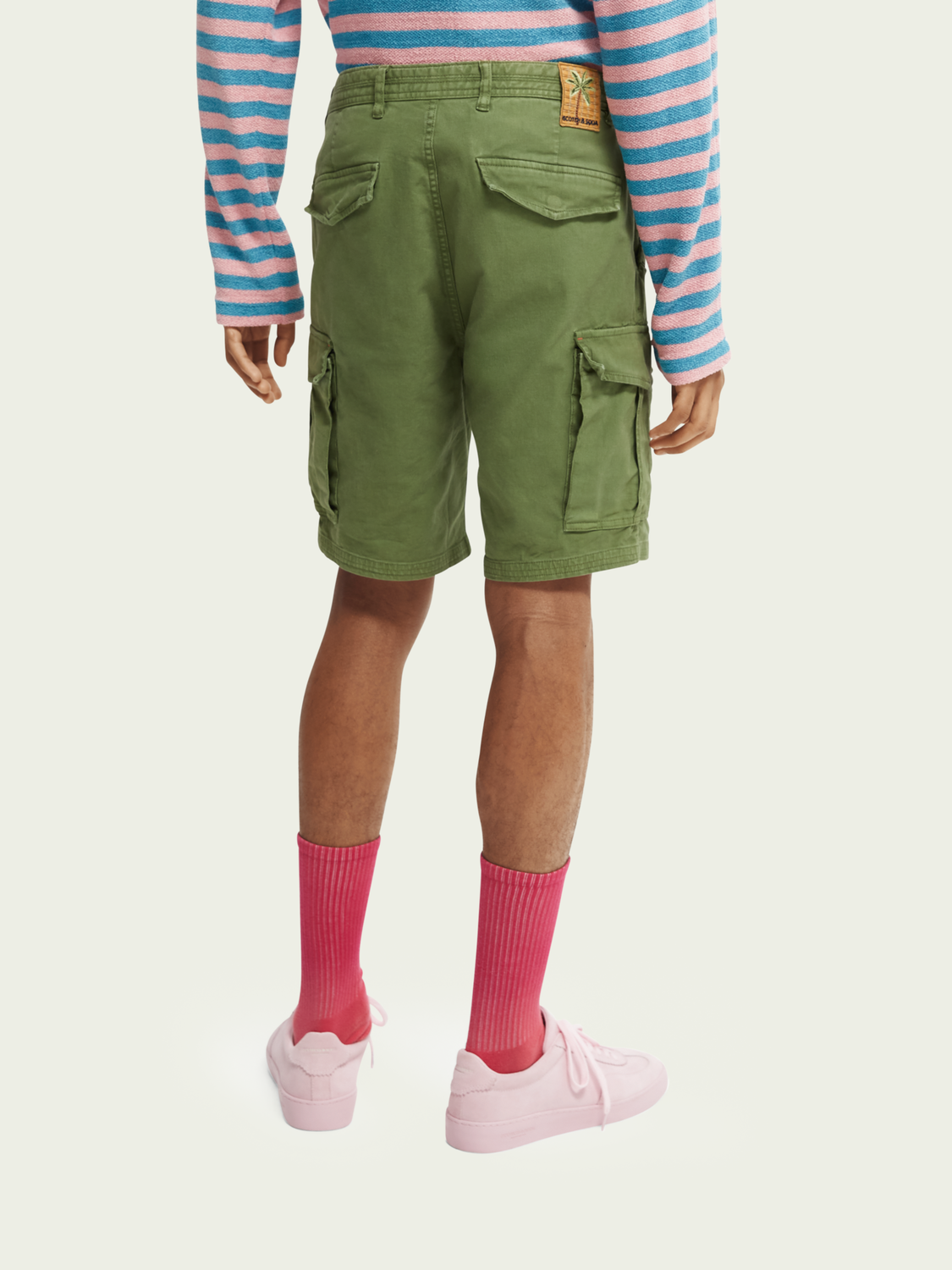 Scotch & Soda - Fave Garment Dyed Cargo Short - Army