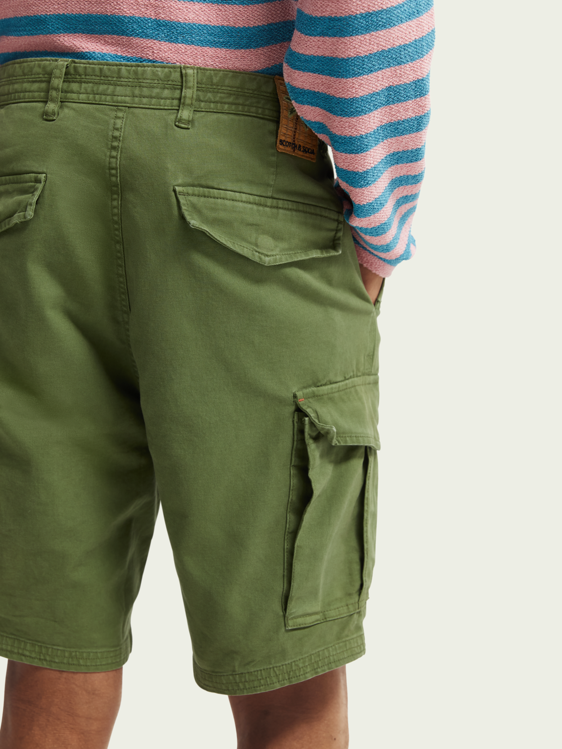 Scotch & Soda - Fave Garment Dyed Cargo Short - Army