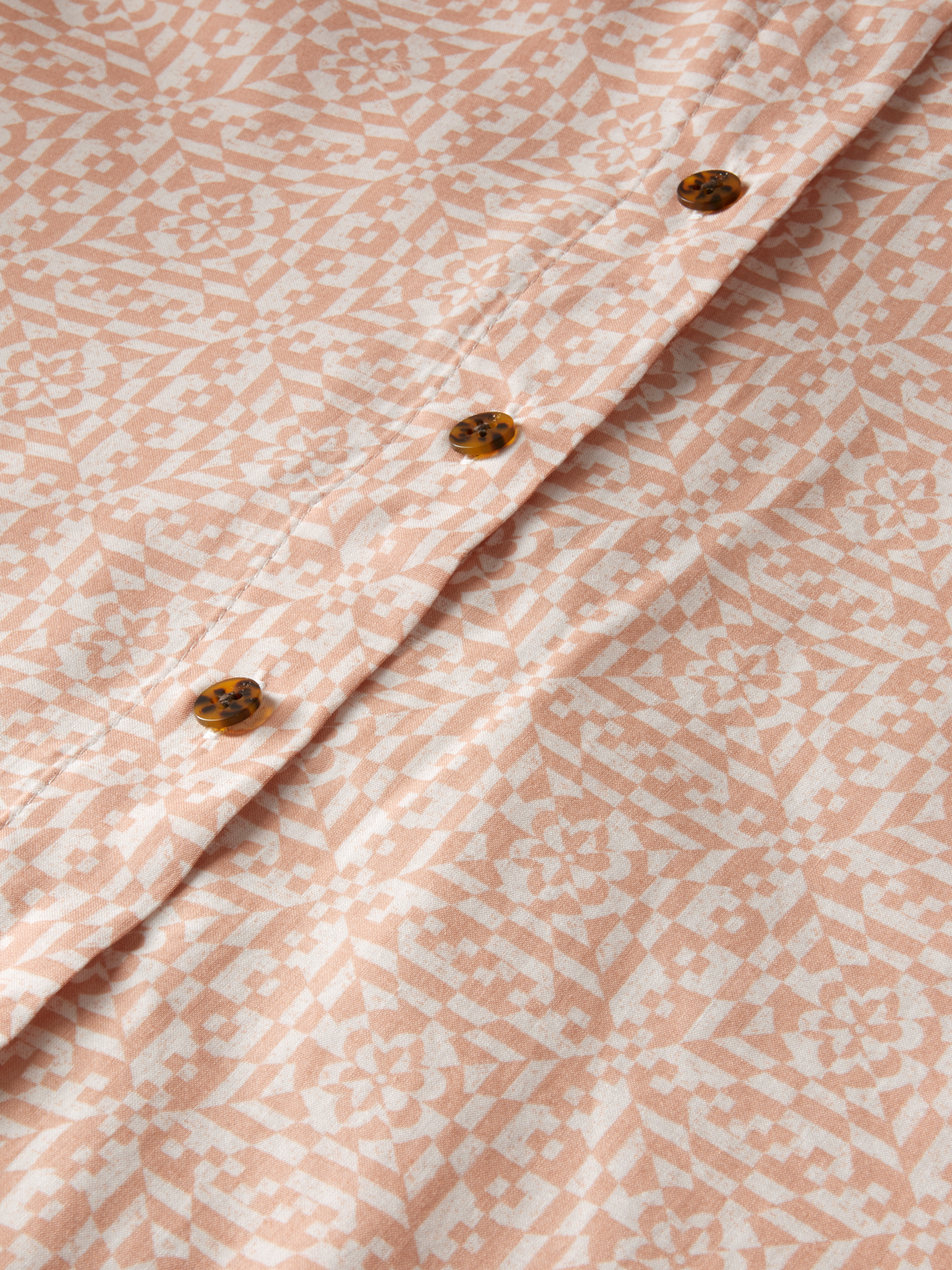 Maison Scotch - Printed Organic Cotton Shirt - Coral