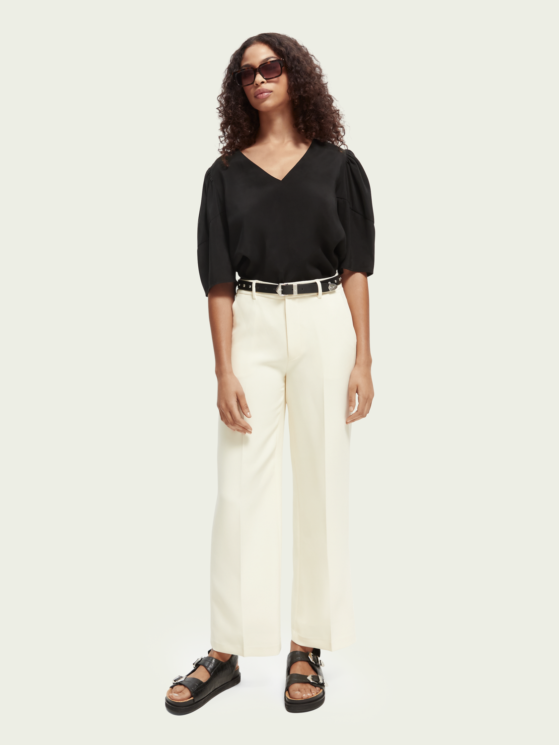 Maison Scotch - Tunic Top - Black