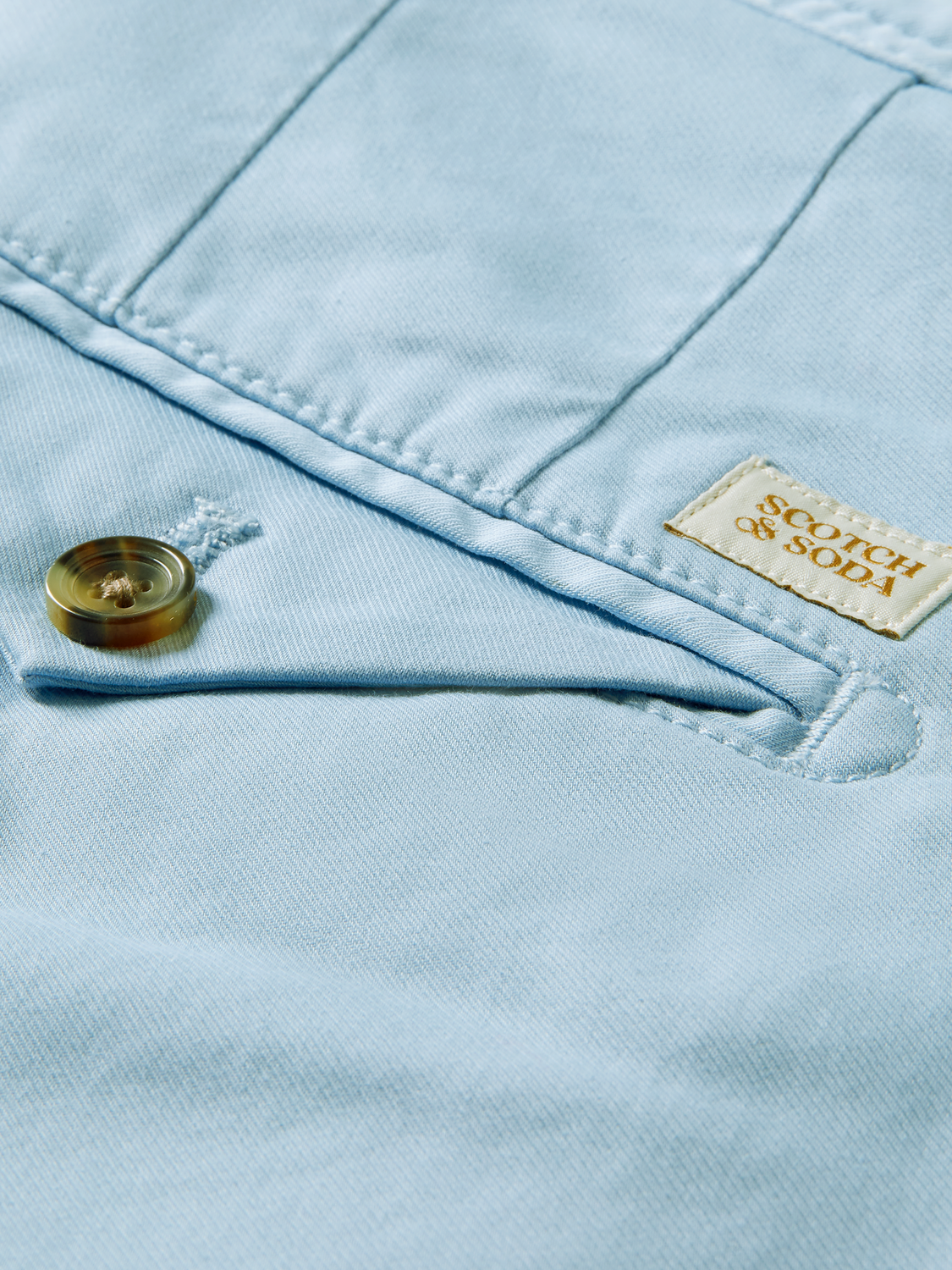 Scotch & Soda - Mott Super Slim Fit Chino - Blue
