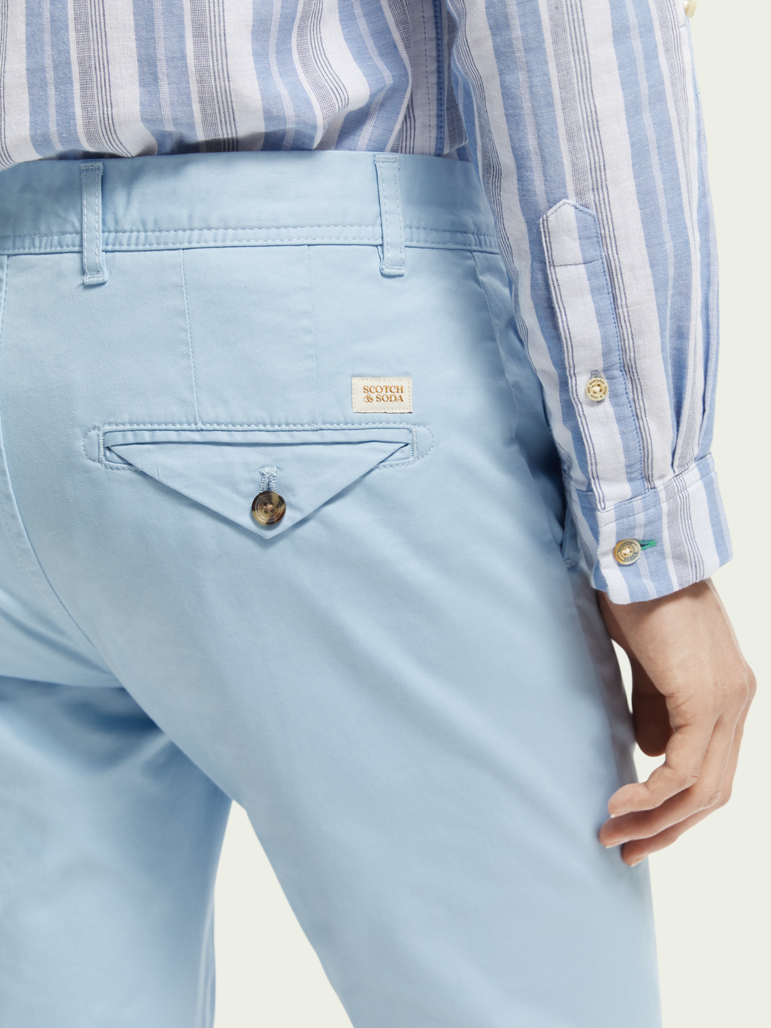 Scotch & Soda - Mott Super Slim Fit Chino - Blue