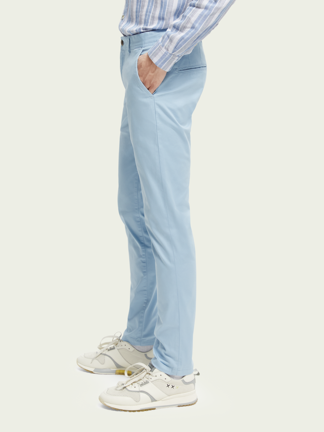 Scotch & Soda - Mott Super Slim Fit Chino - Blue