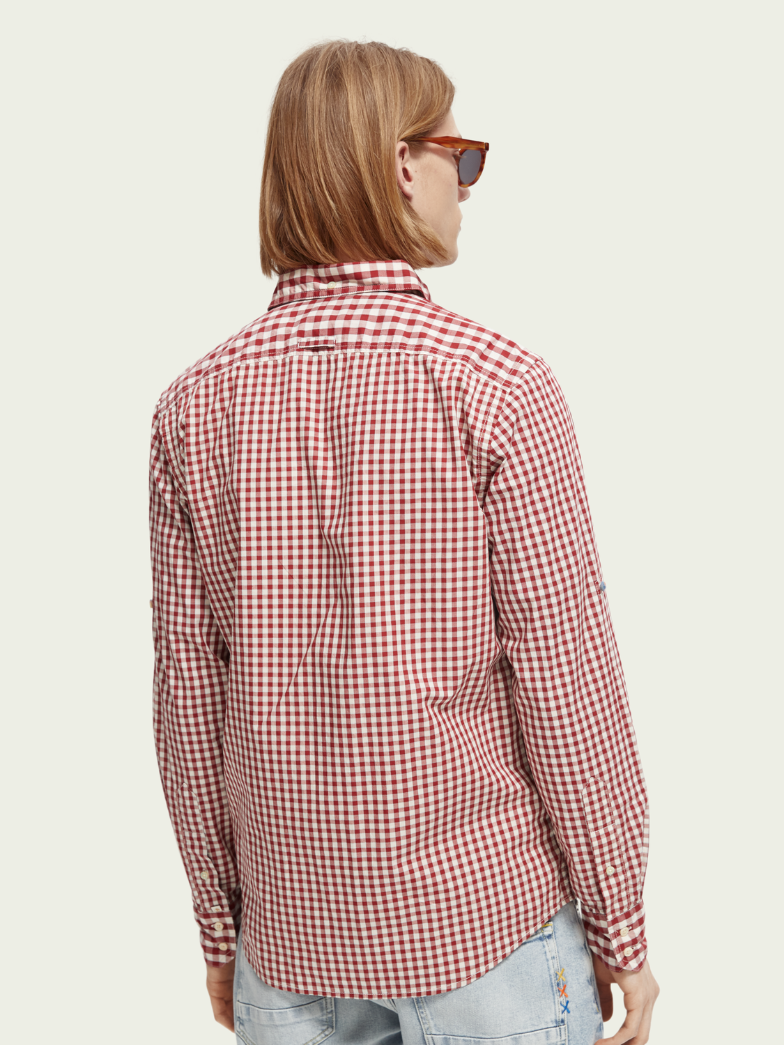 Scotch & Soda - BB-Checked Shirt - Marone