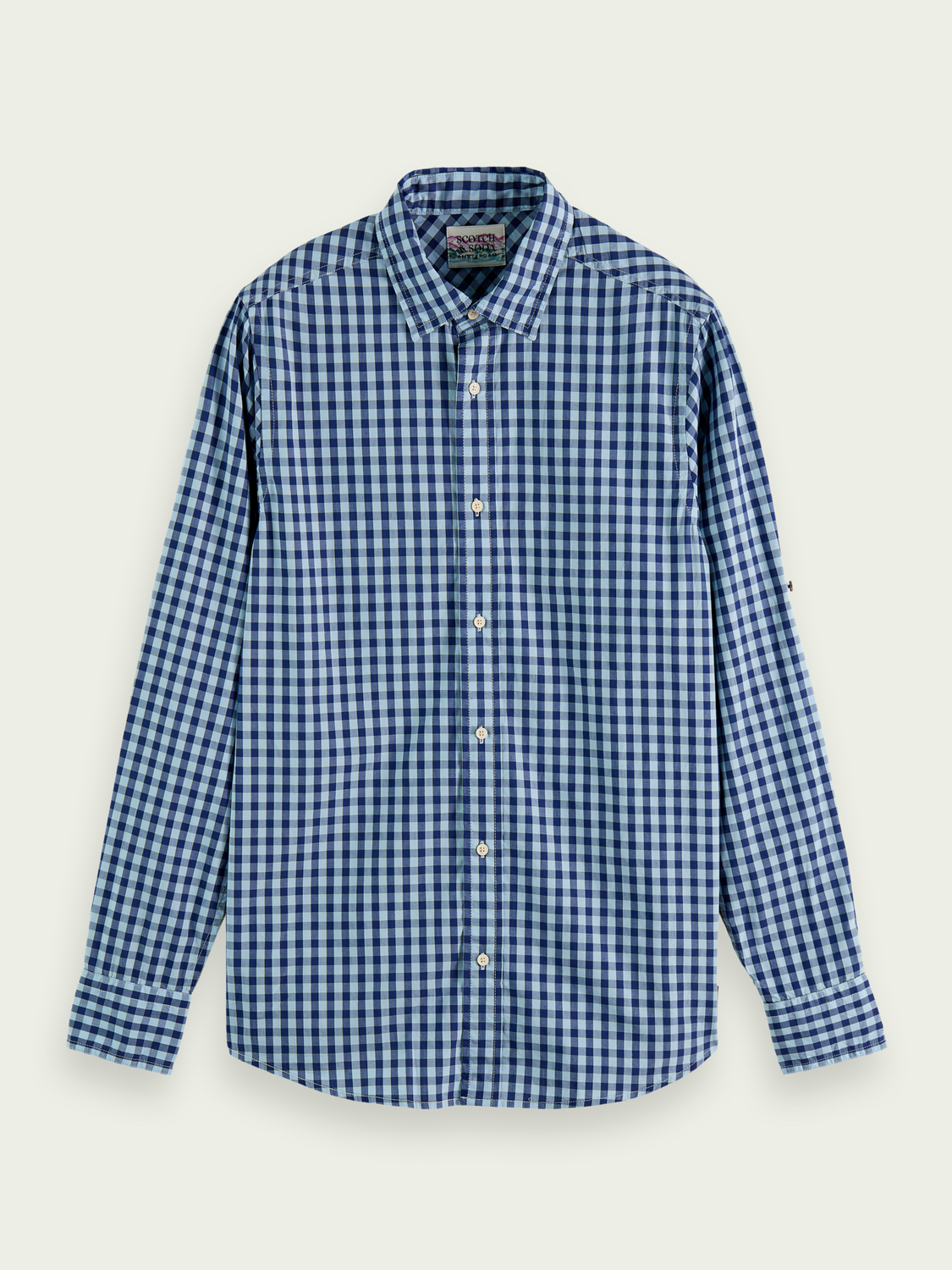 Scotch & Soda - BB-Checked Shirt - Blue