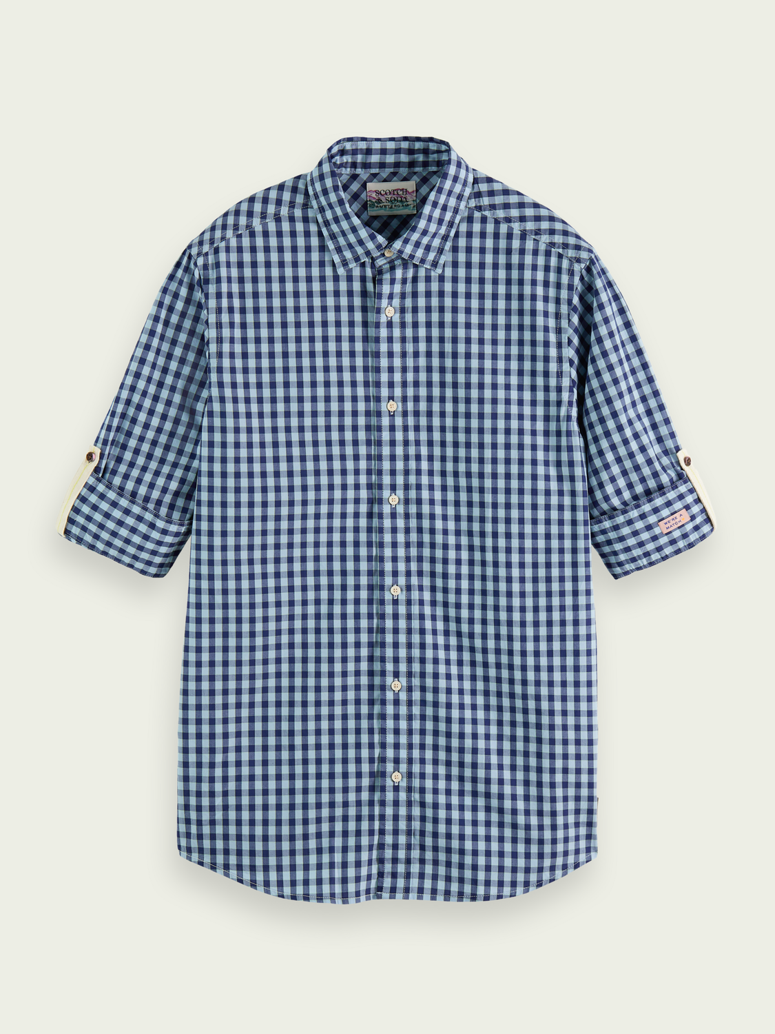 Scotch & Soda - BB-Checked Shirt - Blue