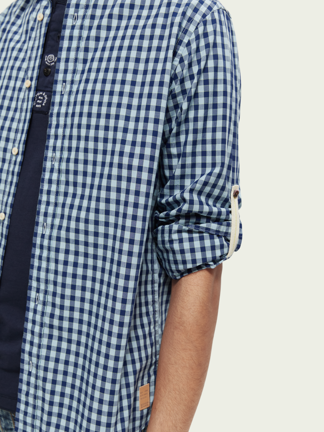 Scotch & Soda - BB-Checked Shirt - Blue