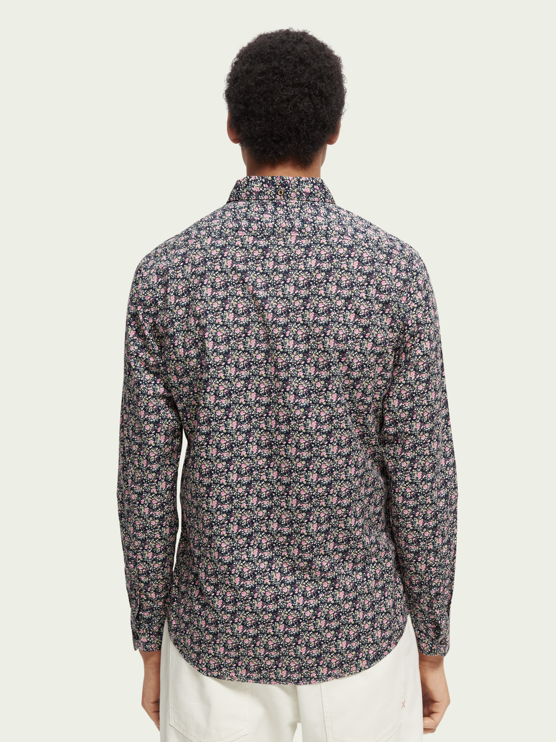 Scotch & Soda - Slim Fit Printed Poplin Shirt - Small Floral
