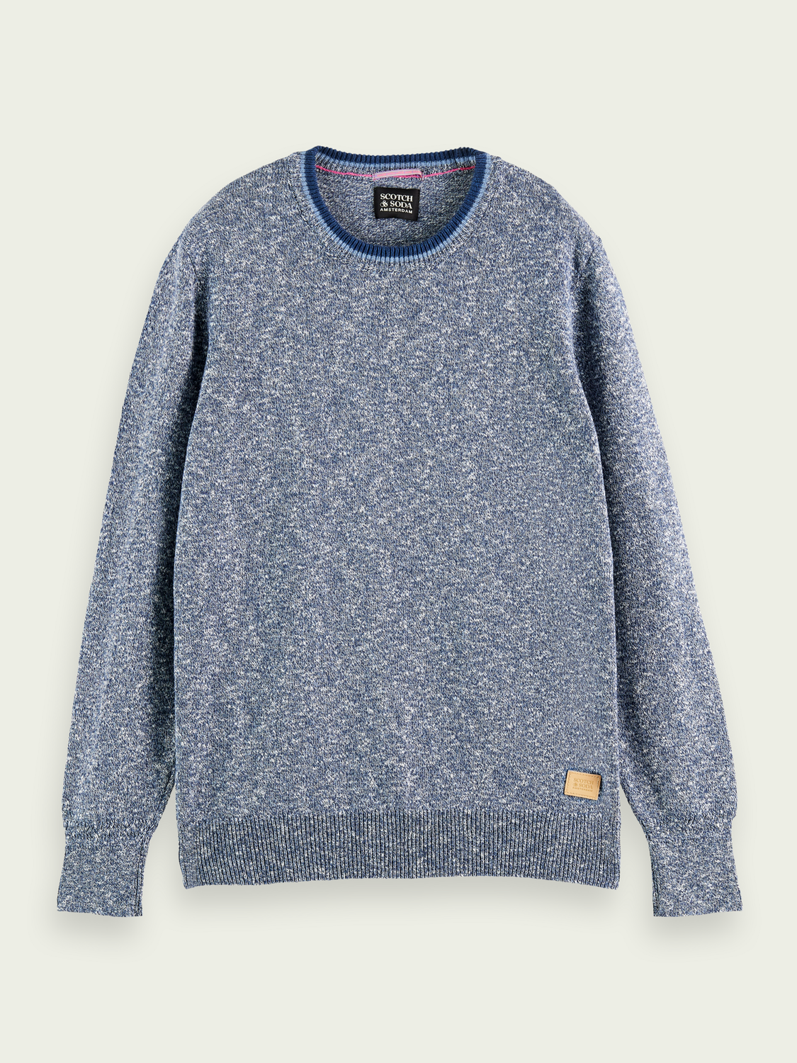 Scotch & Soda - Melange Pullover - Cosmos Blue Melange