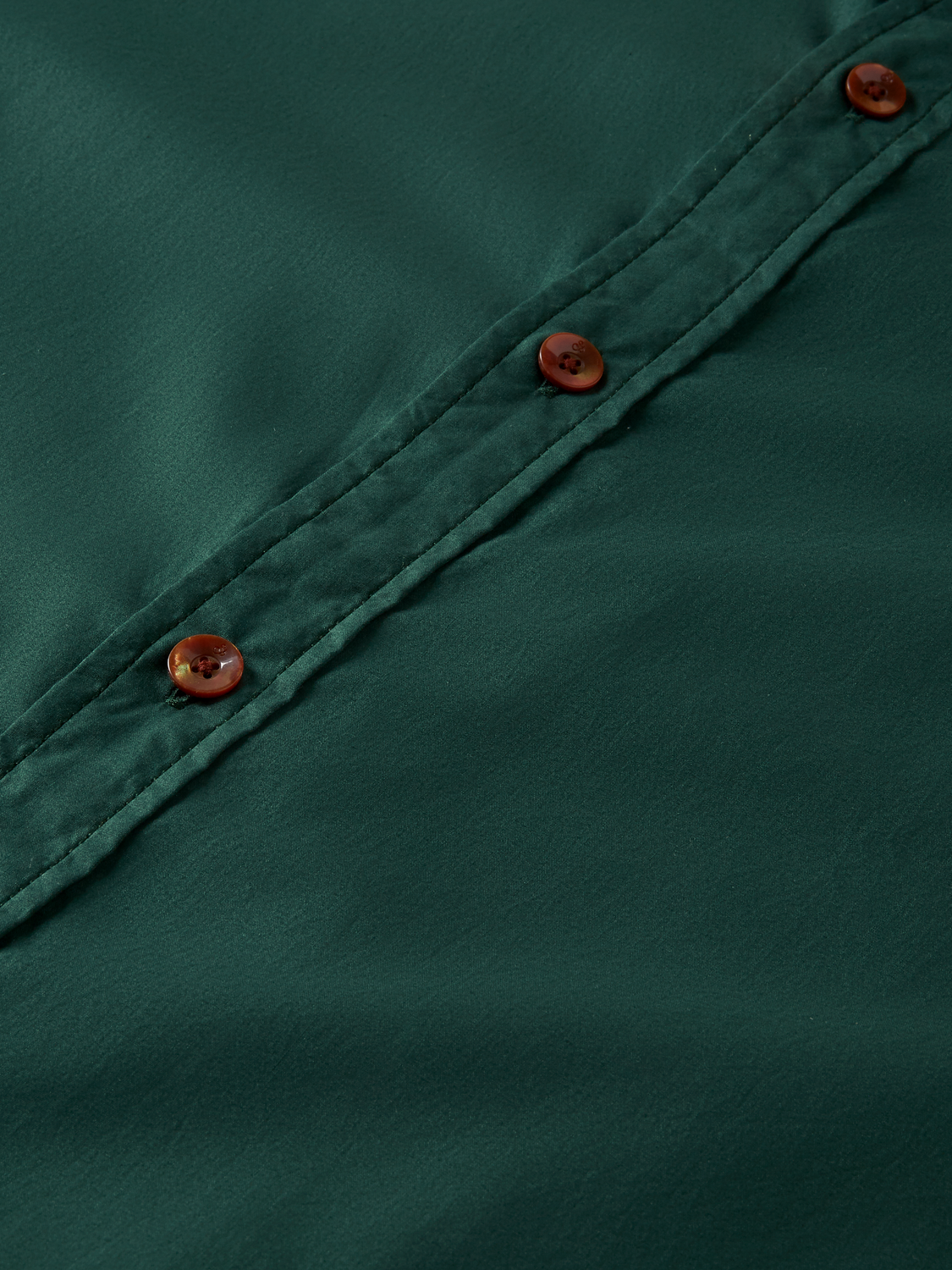 Scotch & Soda - Slim Fit Contrast Trim Poplin Shirt - Preppy Green