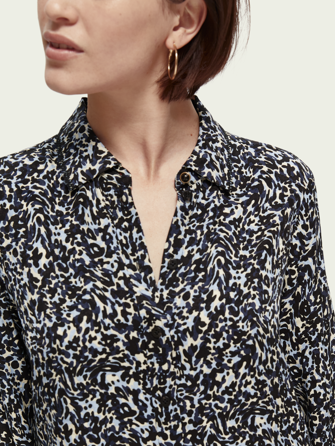 Maison Scotch - Jacquard Shirt - Blue