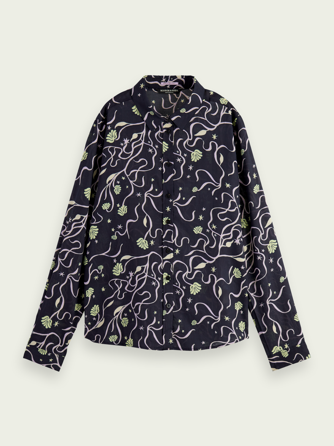 Maison Scotch - Regular Fit Shirt - Navy Multi