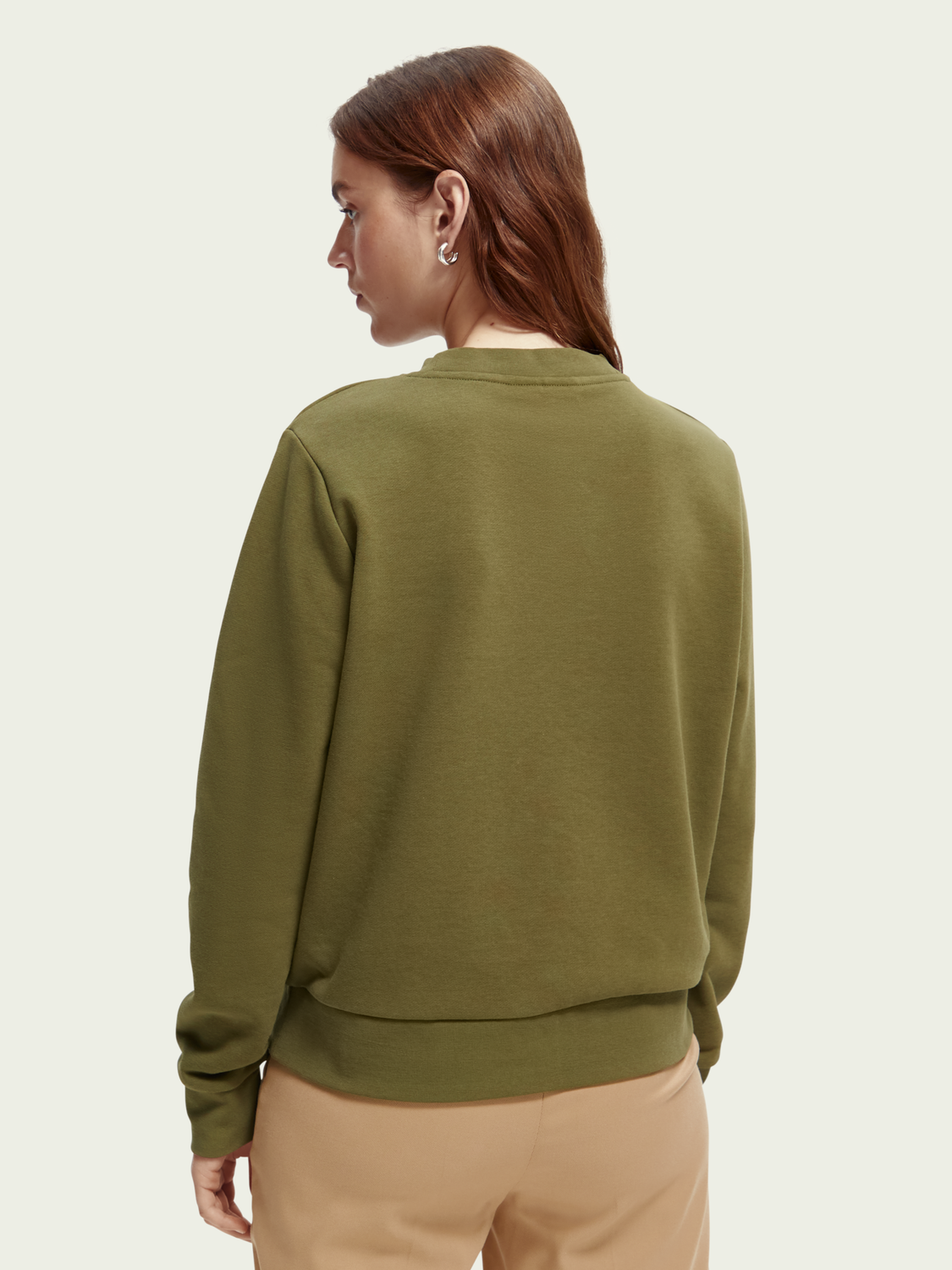 Maison Scotch - Regular Fit Crewneck - Winter Moss