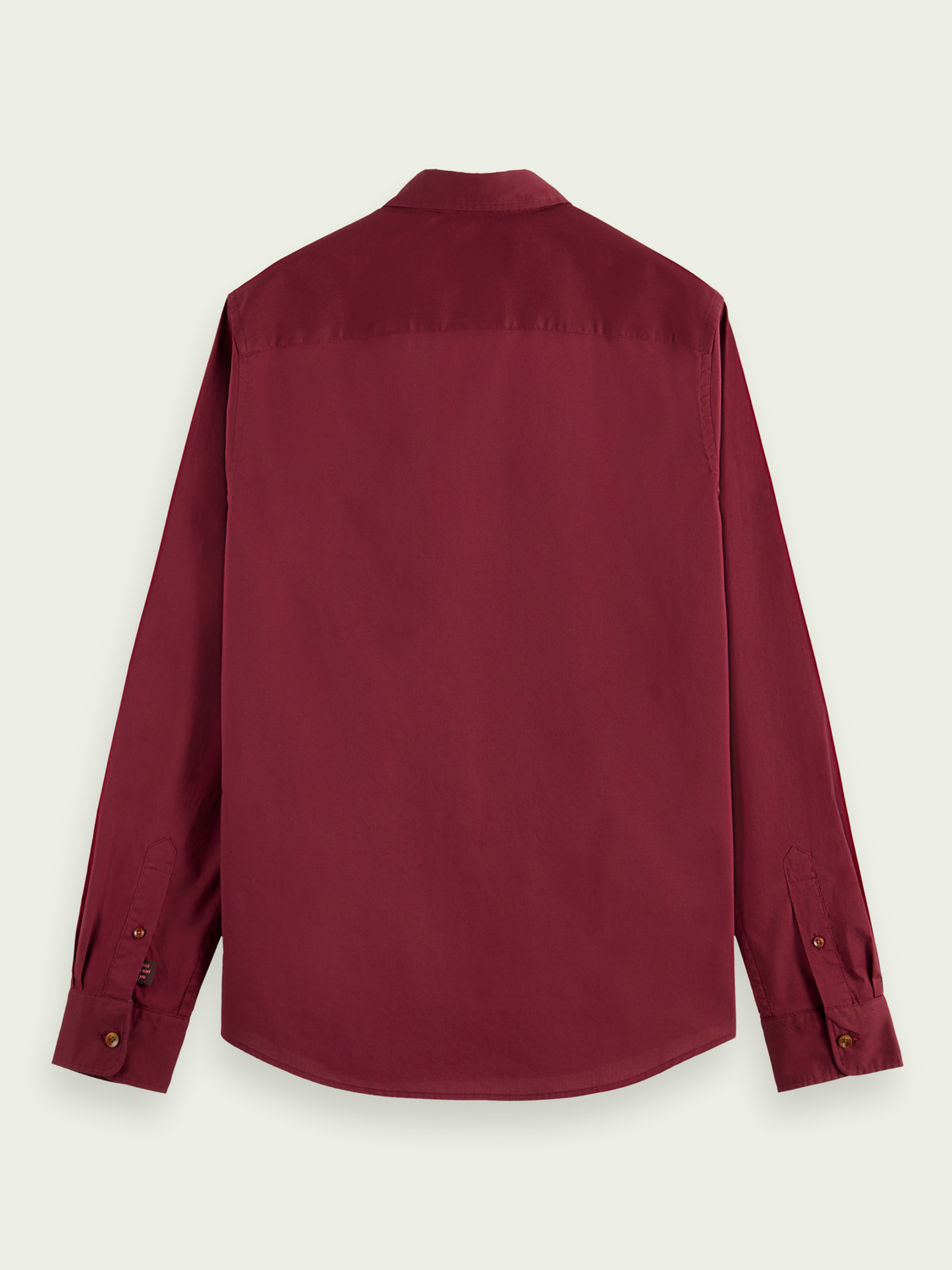 Scotch & Soda - Regular Fit Organic Shirt - Bordeaux