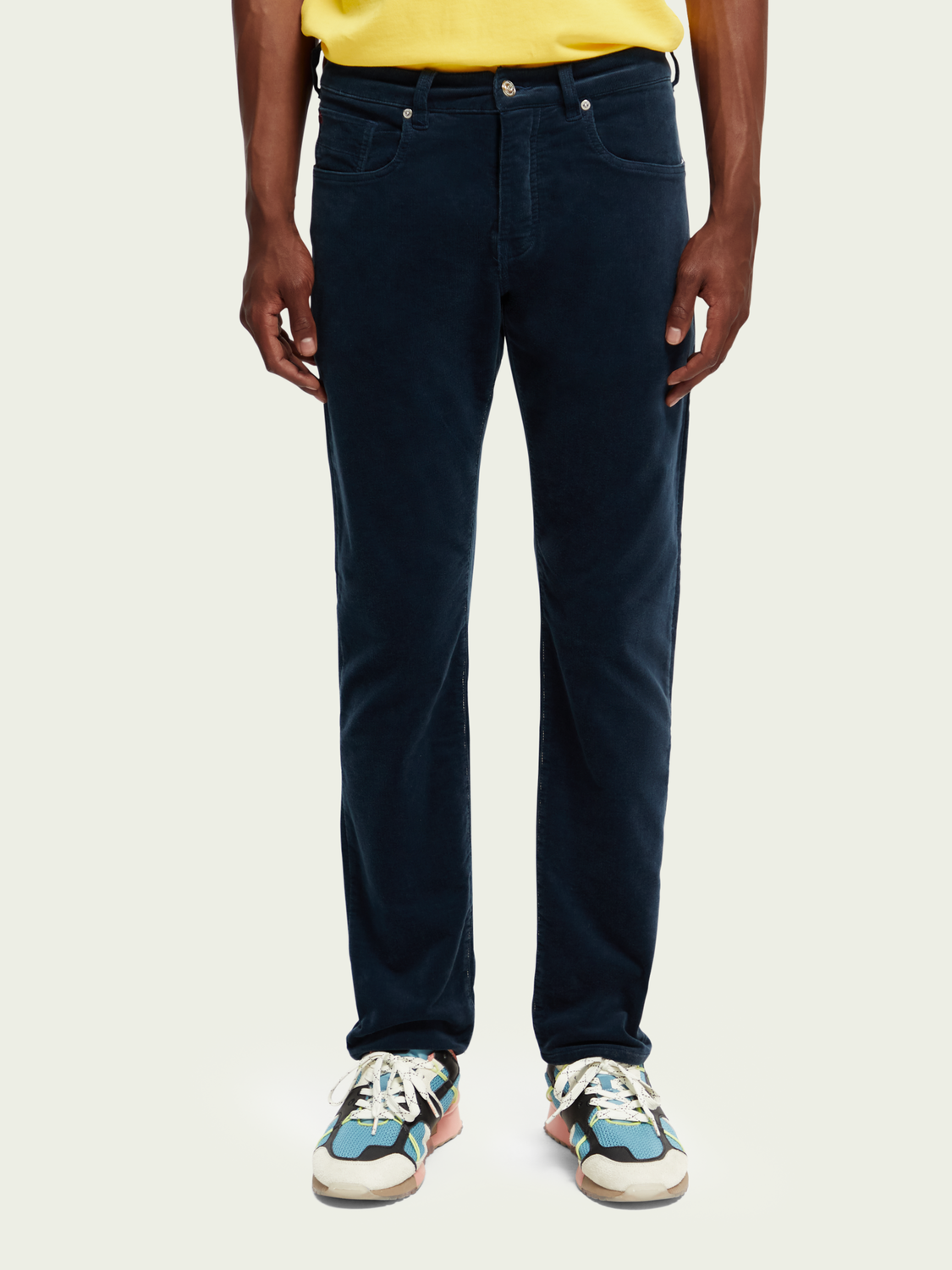 Scotch & Soda - Ralston Slim Corduroy Pant - Steel