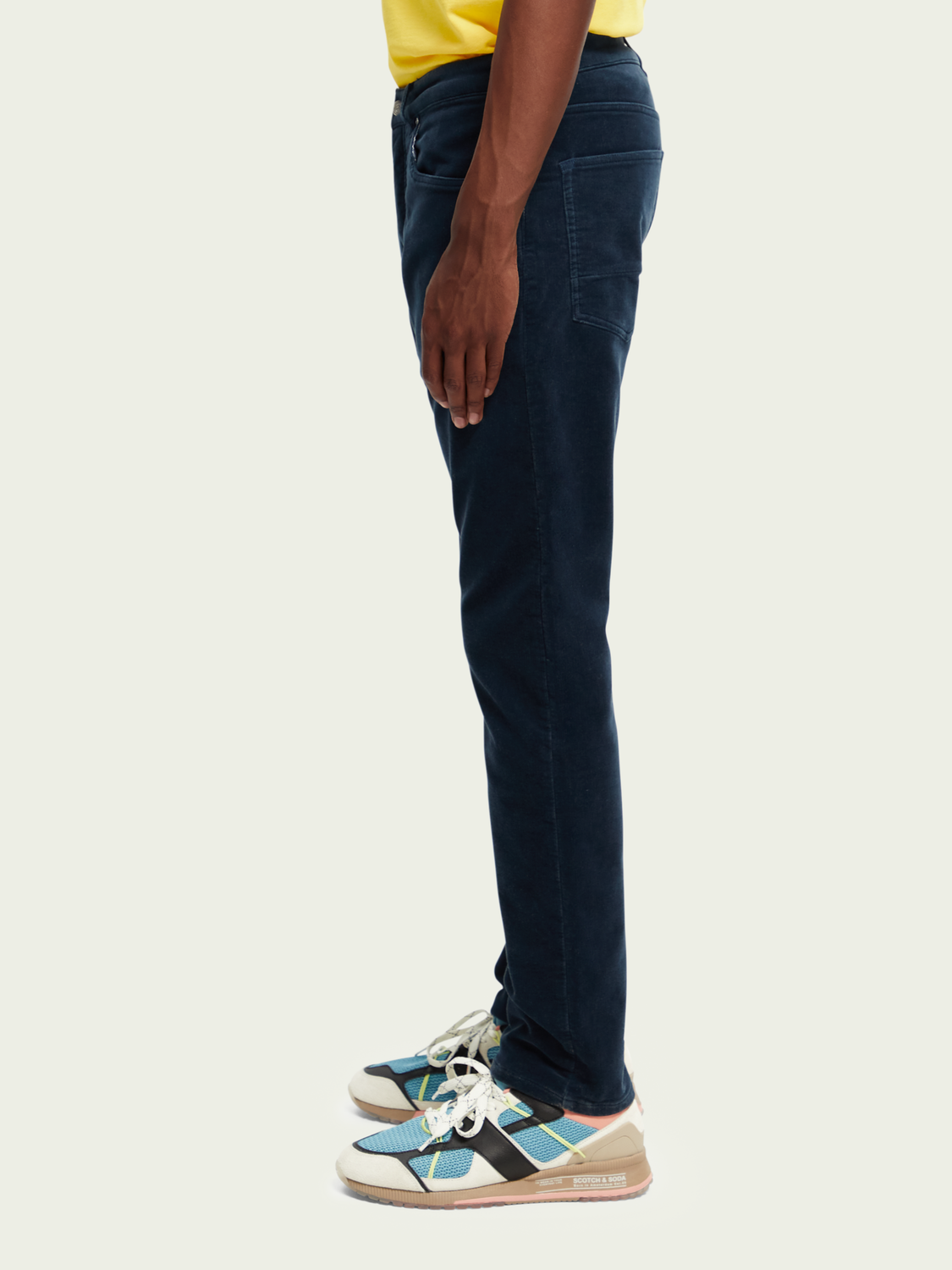 Scotch & Soda - Ralston Slim Corduroy Pant - Steel