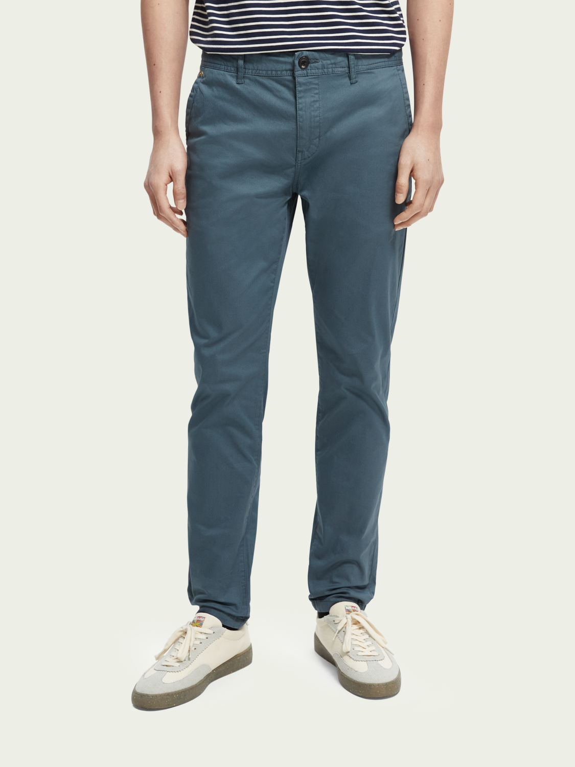 Scotch & Soda - Mott Super Slim Fit Chino - Steel