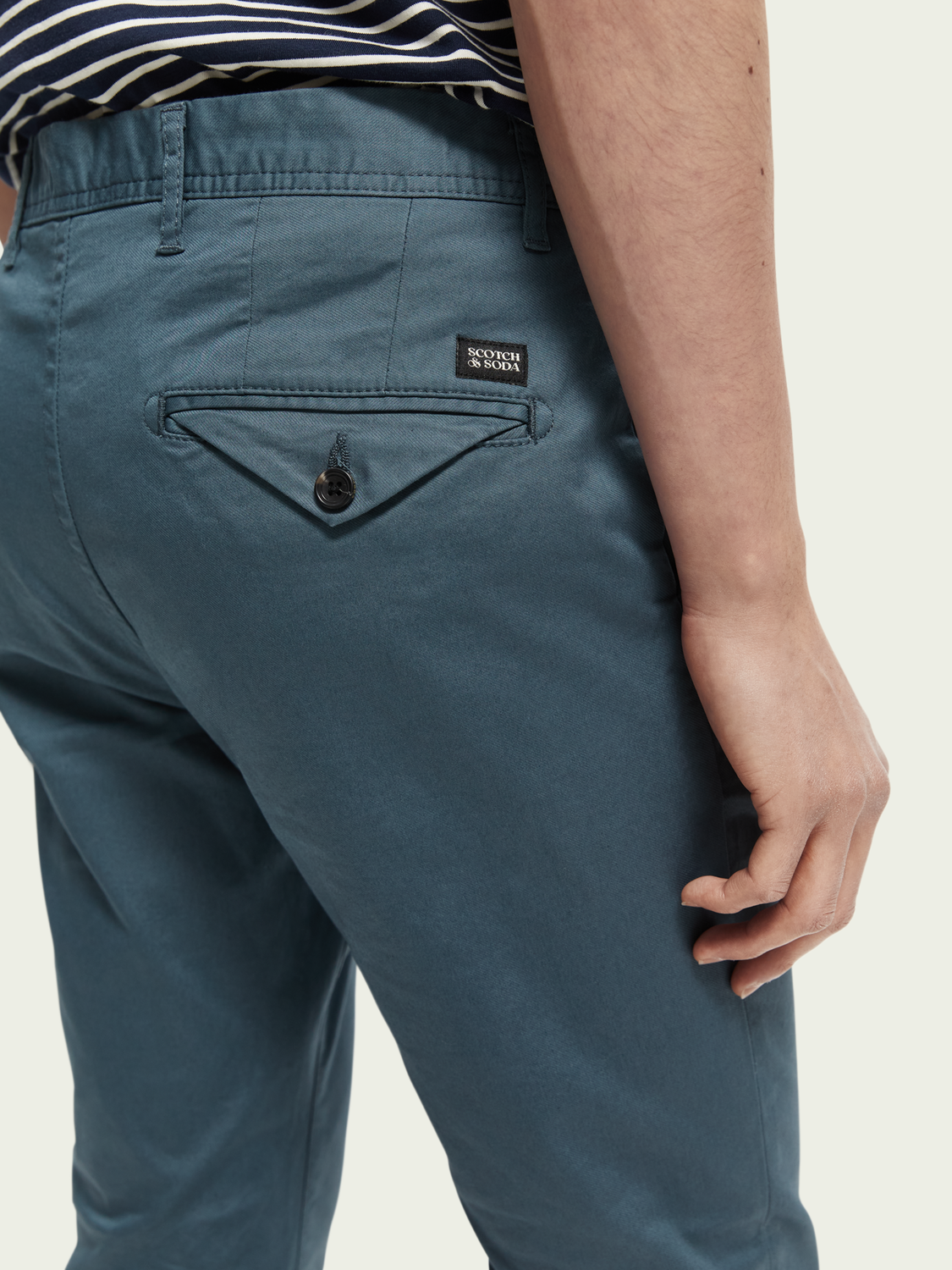 Scotch & Soda - Mott Super Slim Fit Chino - Steel