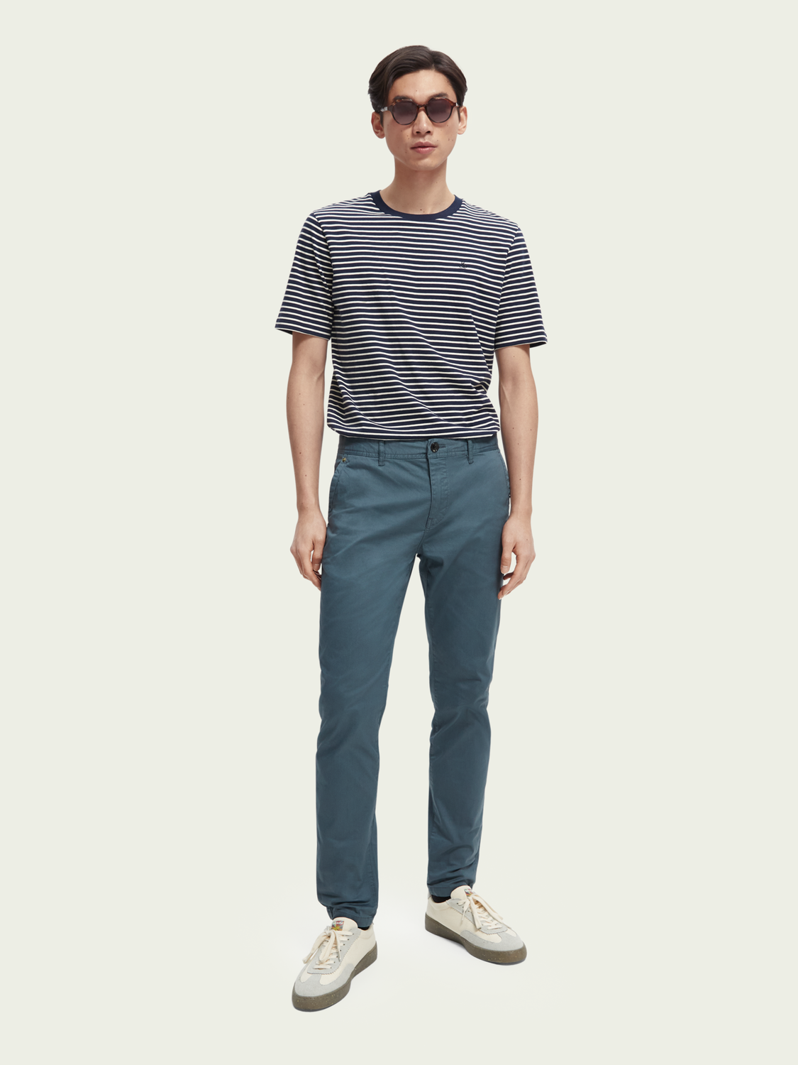 Scotch & Soda - Mott Super Slim Fit Chino - Steel