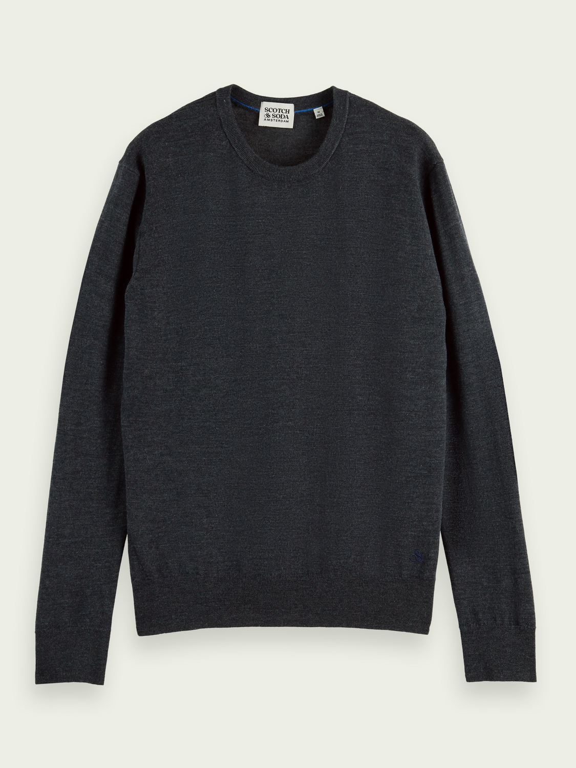 Scotch & Soda - Essentials Crewneck - Graphite Melange