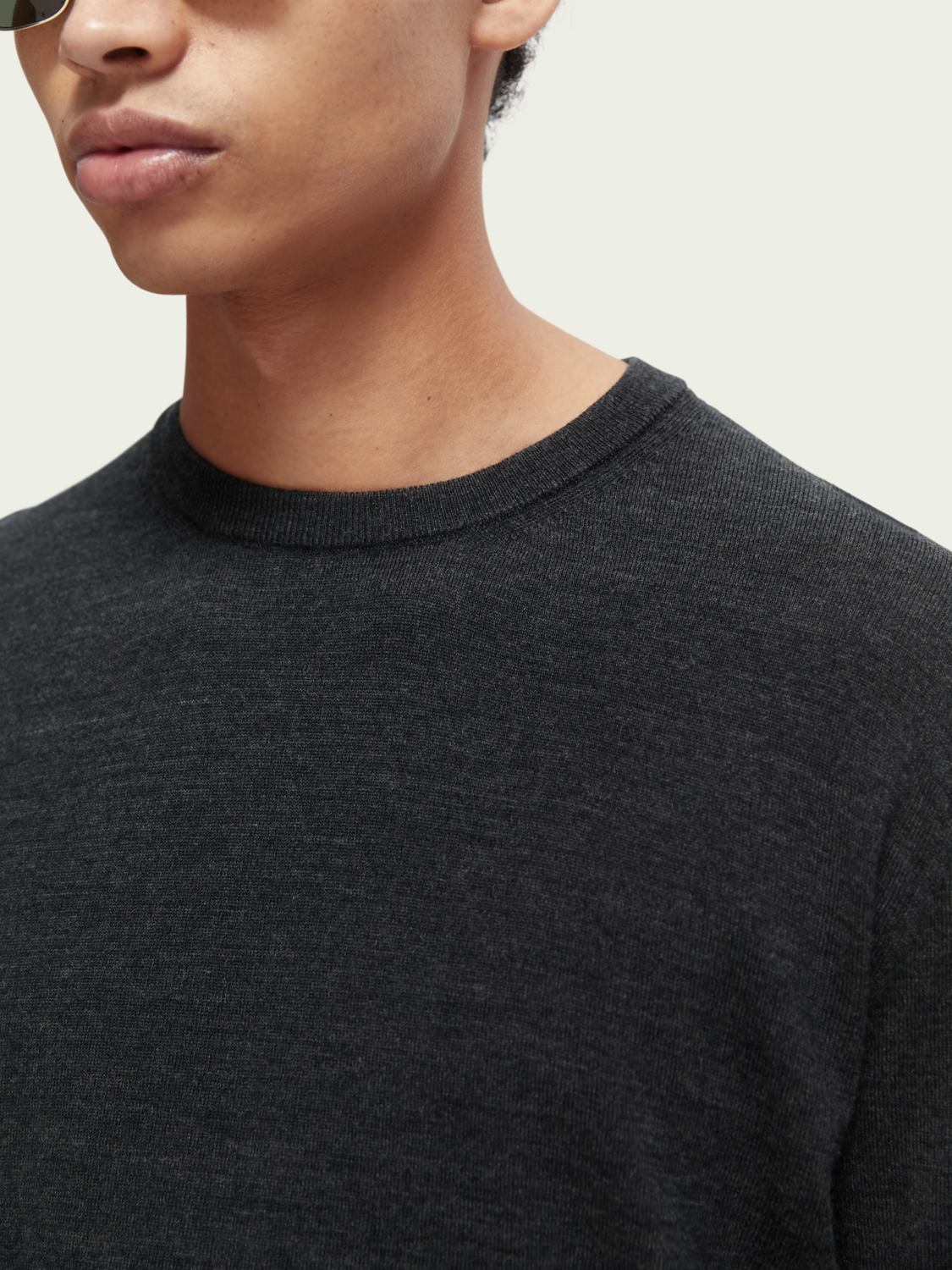 Scotch & Soda - Essentials Crewneck - Graphite Melange