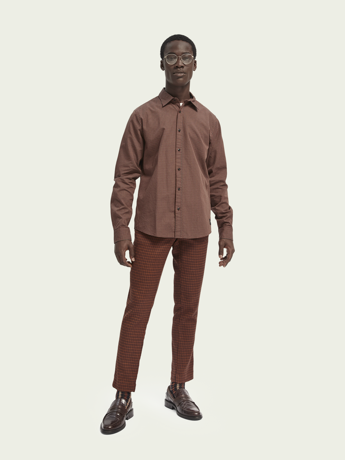 Scotch & Soda - Regular Fit Shirt - Chestnut