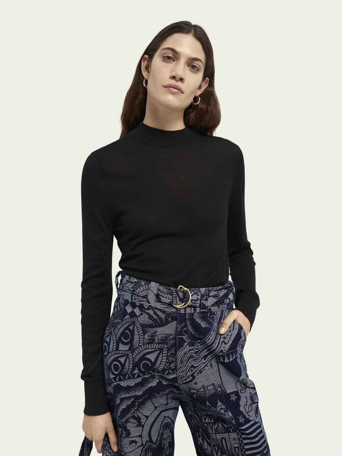Maison Scotch - Classic Crewneck - Black