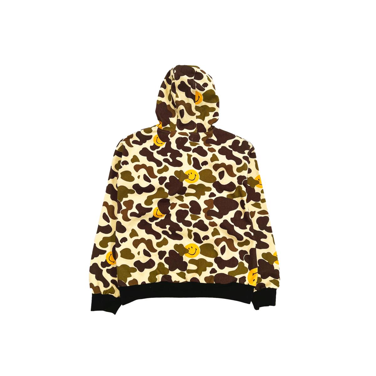 Market - Smiley Camo Zip Jacket - Woodland