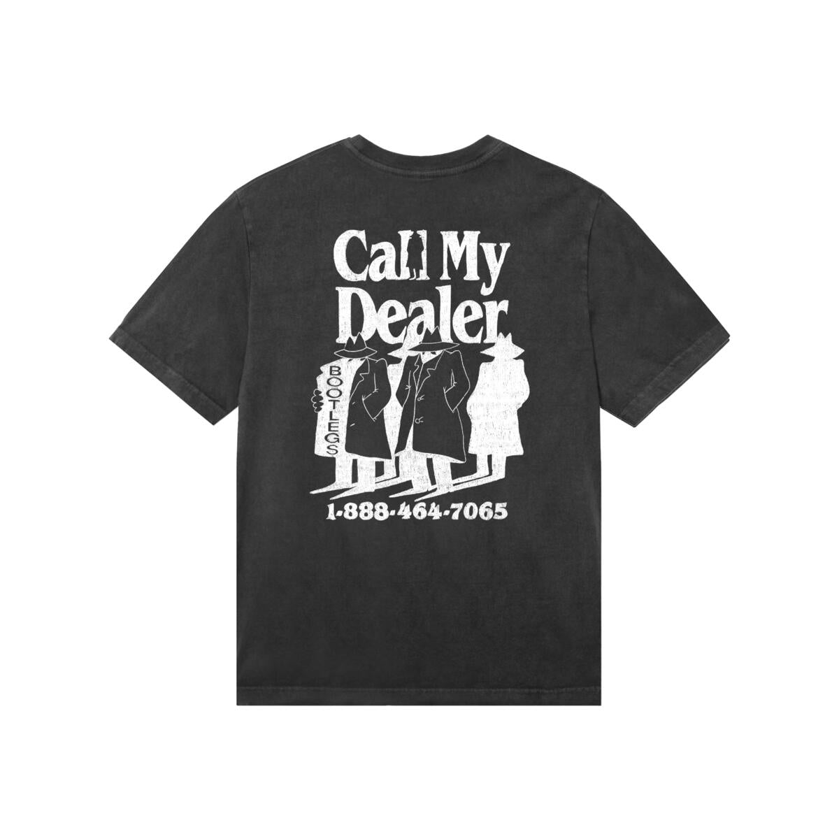 Market - Call My Dealer Tee - Washed Black