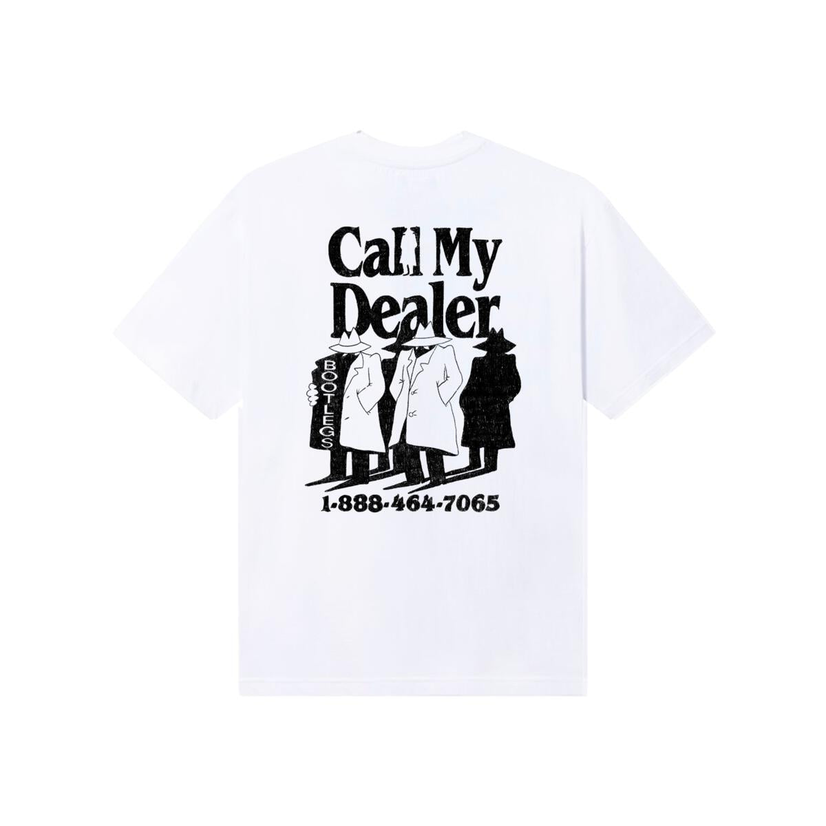 Market - Call My Dealer Tee - White