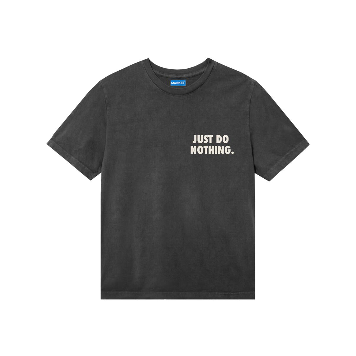 Market - Just Do Nothing Fall Tee - Washed Black