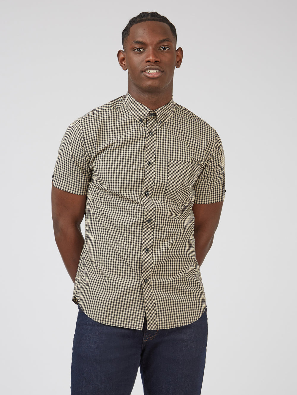 Ben Sherman - Signature Gingham SS Shirt - Black