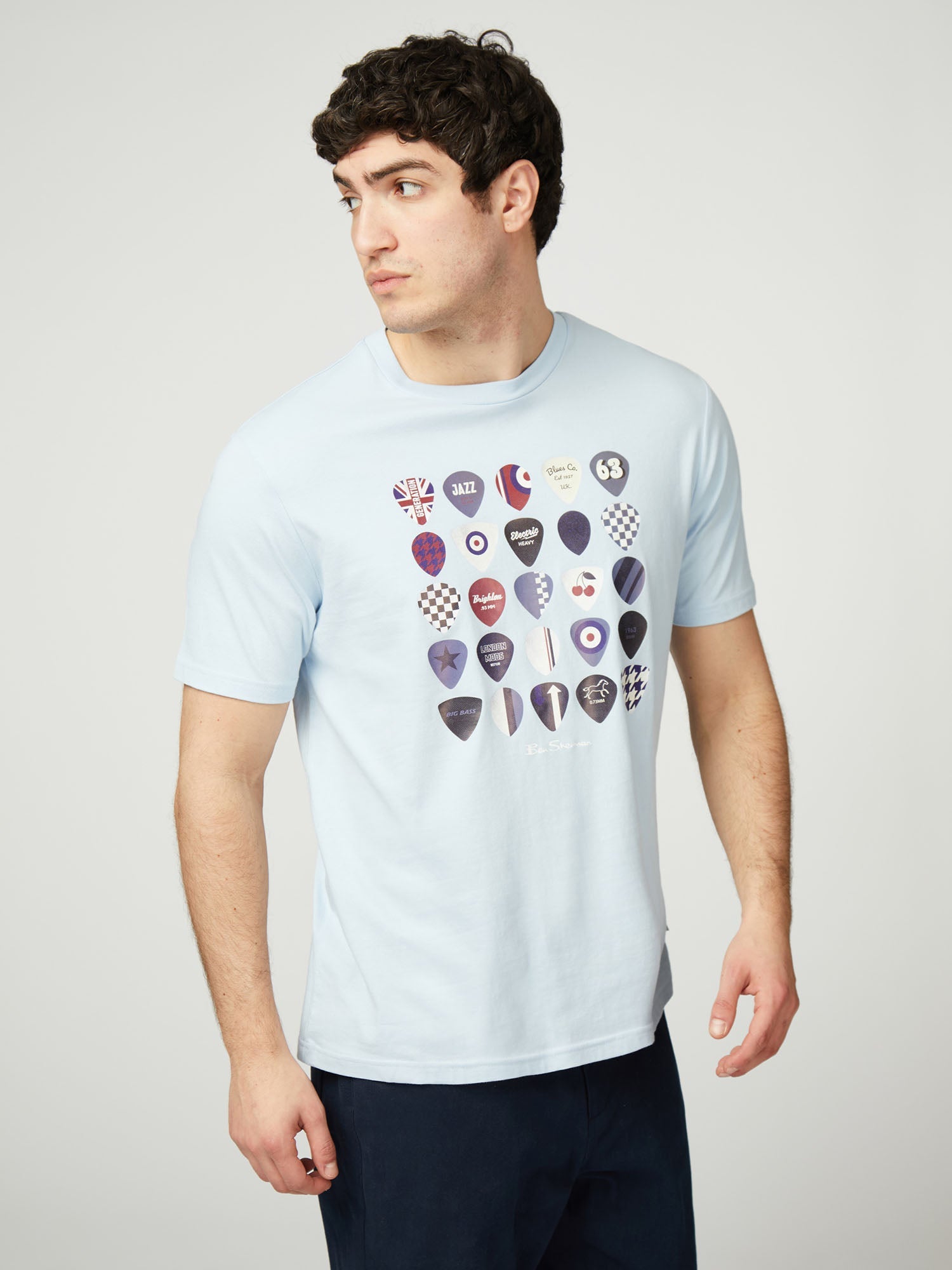 Ben Sherman - Plectrum Tee - Sky
