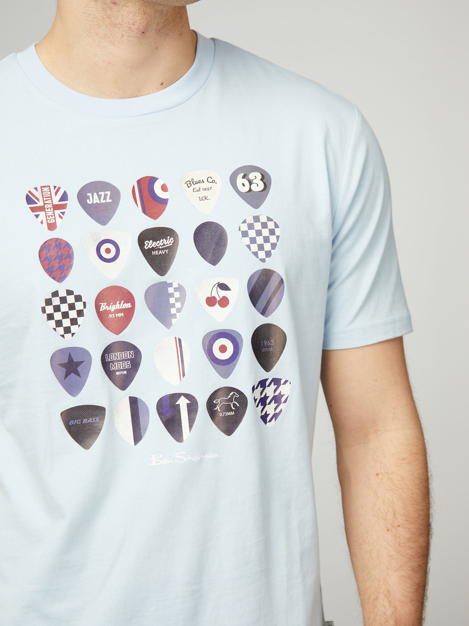Ben Sherman - Plectrum Tee - Sky
