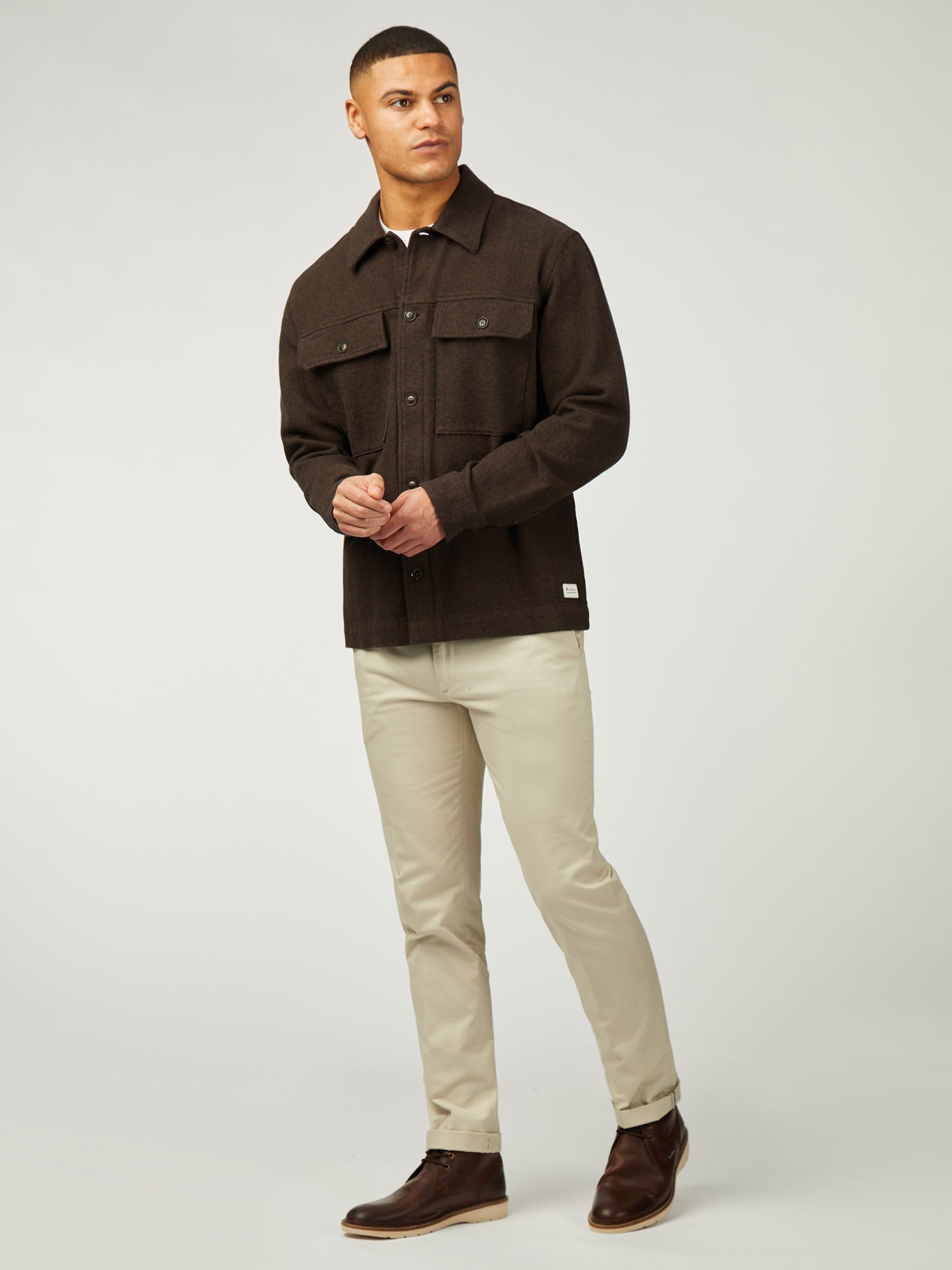 Ben Sherman - Cotton Jacket - Cocoa