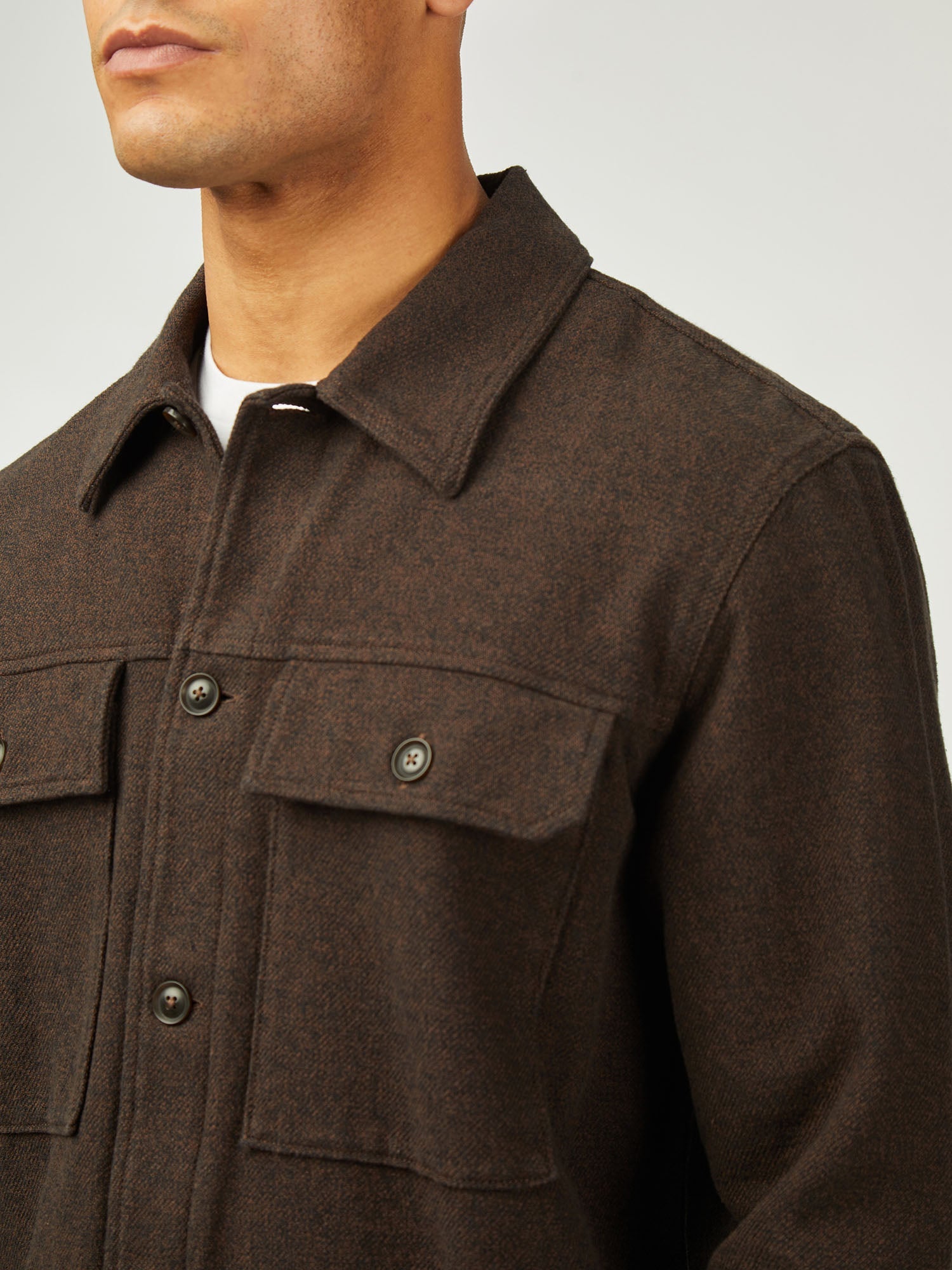 Ben Sherman - Cotton Jacket - Cocoa